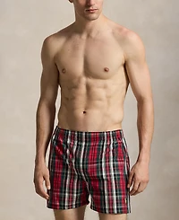 Polo Ralph Lauren Men's Classic-Fit Woven Boxer, 3-Pack