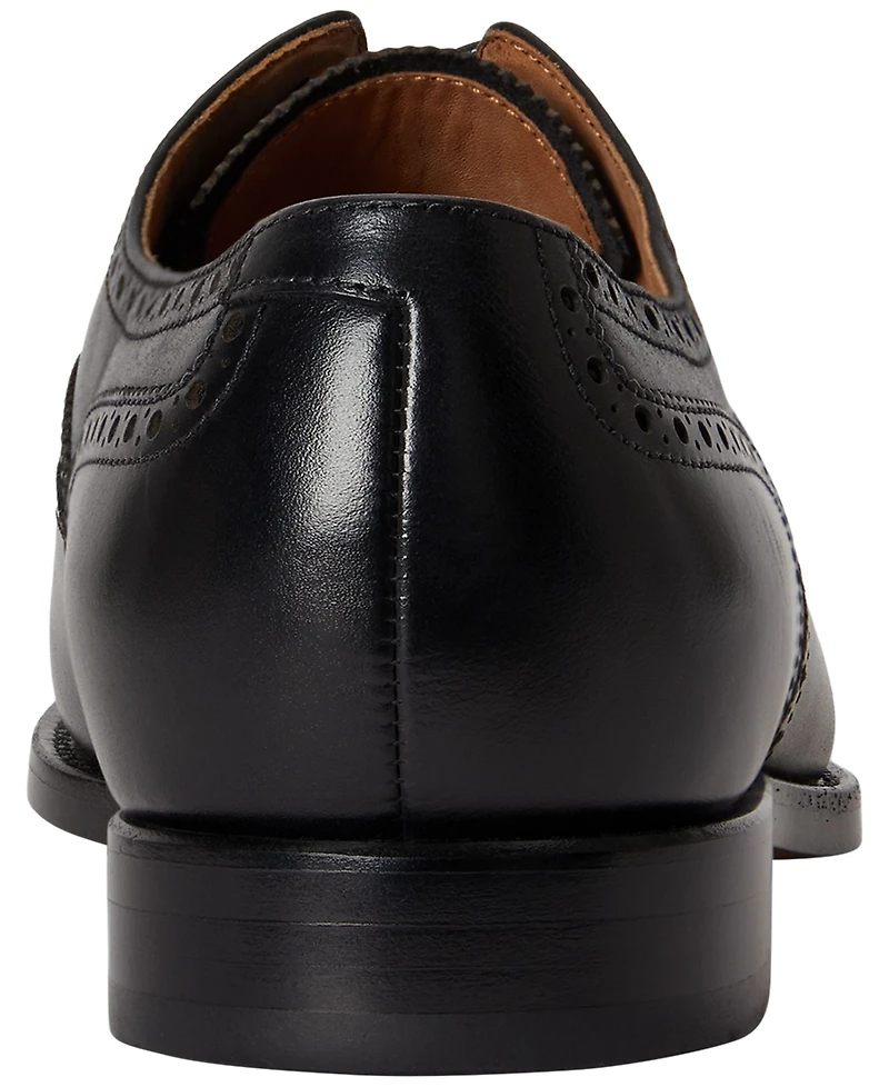 Polo Ralph Lauren Men's Leather Owen Wingtip Round-Toe Shoes