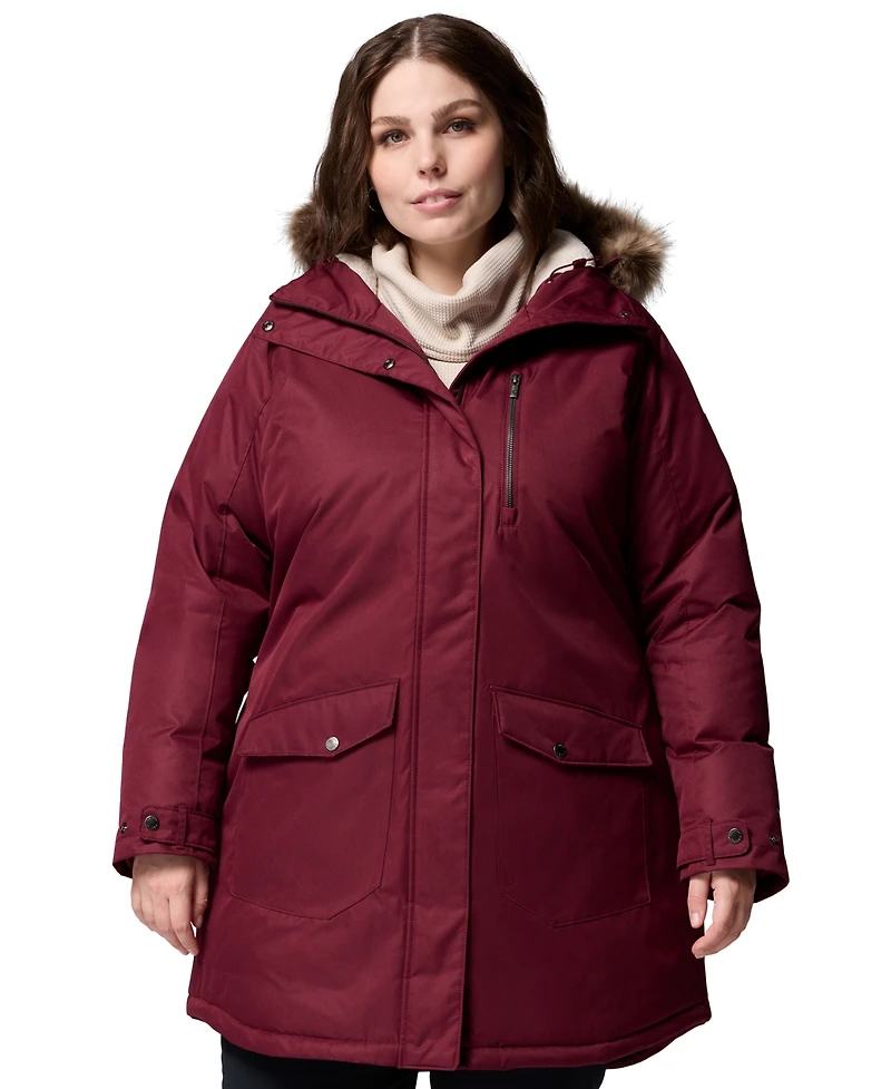 Columbia Plus Suttle Mountain Long Insulated Sherpa-Lined Jacket