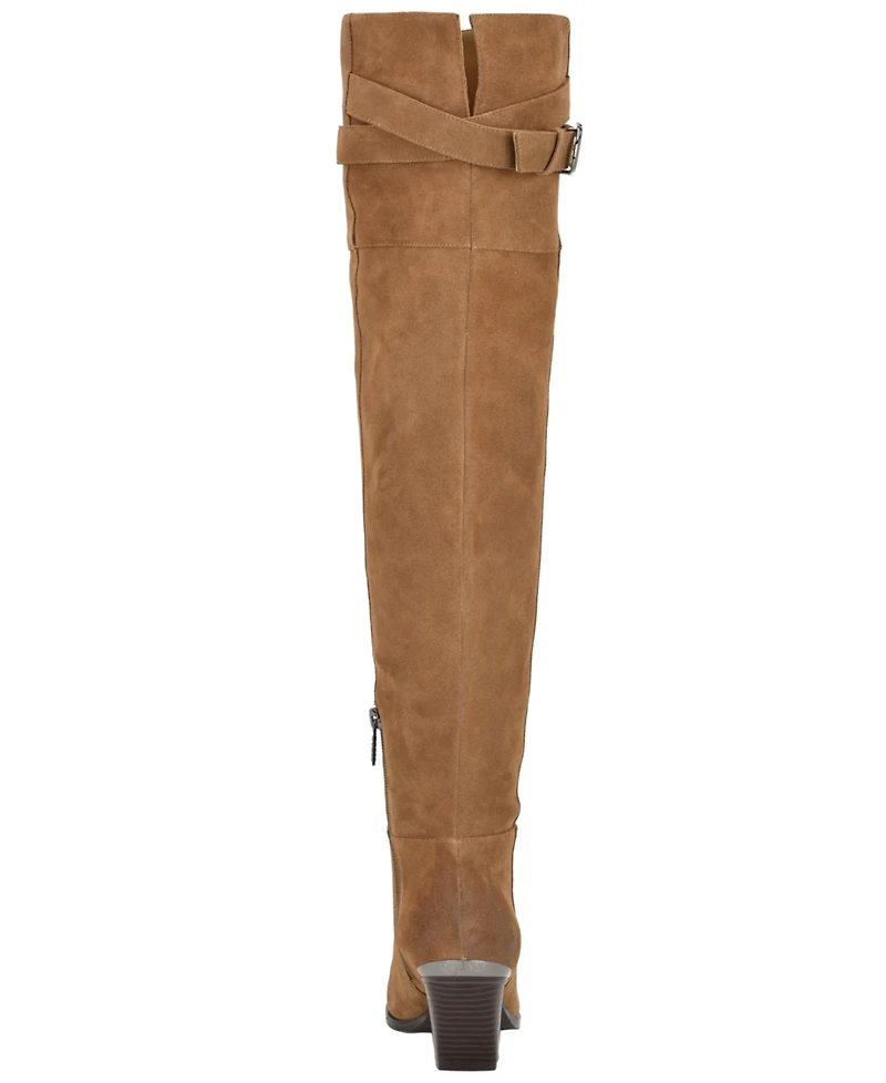 Guess Women's Wilton Suede Over-The-Knee Slouch Boots