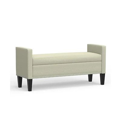 Glenwillow Home Storage Bench with Nailhead Trim