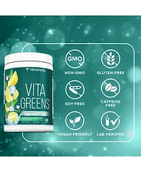Vitauthority Vita Superfood Powder, Lemon Mint Flavor, 219 Gram