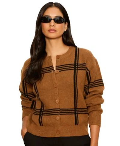 Sanctuary Womens Semi Cropped Crewneck Sweater