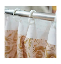 Fabdivine Gheravan Mustard Boho Animal Block Print Linen Curtain