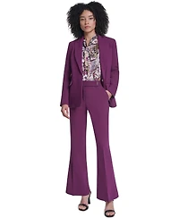 Karl Lagerfeld Paris Women's Notch Collar One-Button Blazer