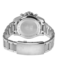GV2 by Gevril Men's Swiss Made T38 Swiss Quartz Silver Stainless Steel Bracelet Watch