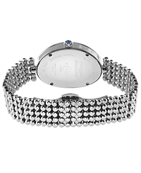 GV2 by Gevril Women's Piazza Navona Swiss Quartz Silver Stainless Steel Bracelet Diamond Watch