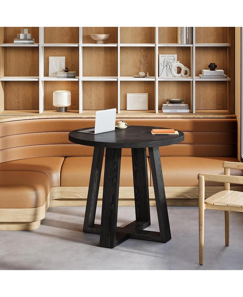 Tribesigns 31.5" Round Conference Table for 2-4
