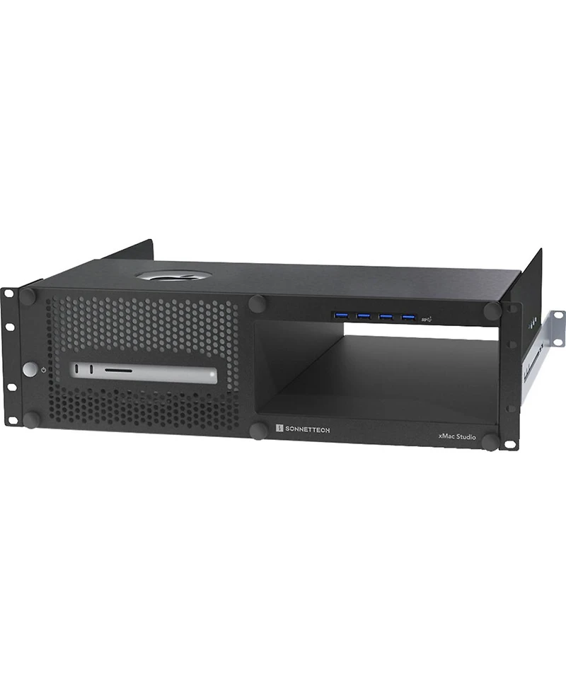 Sonnet xMac Studio Pro 3U Rackmount Enclosure Steel Case for Mac Studio