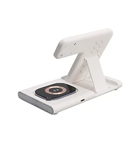 Artudatech 4-in-1 Foldable Charging Station with 15W Fast Charging and Night Light