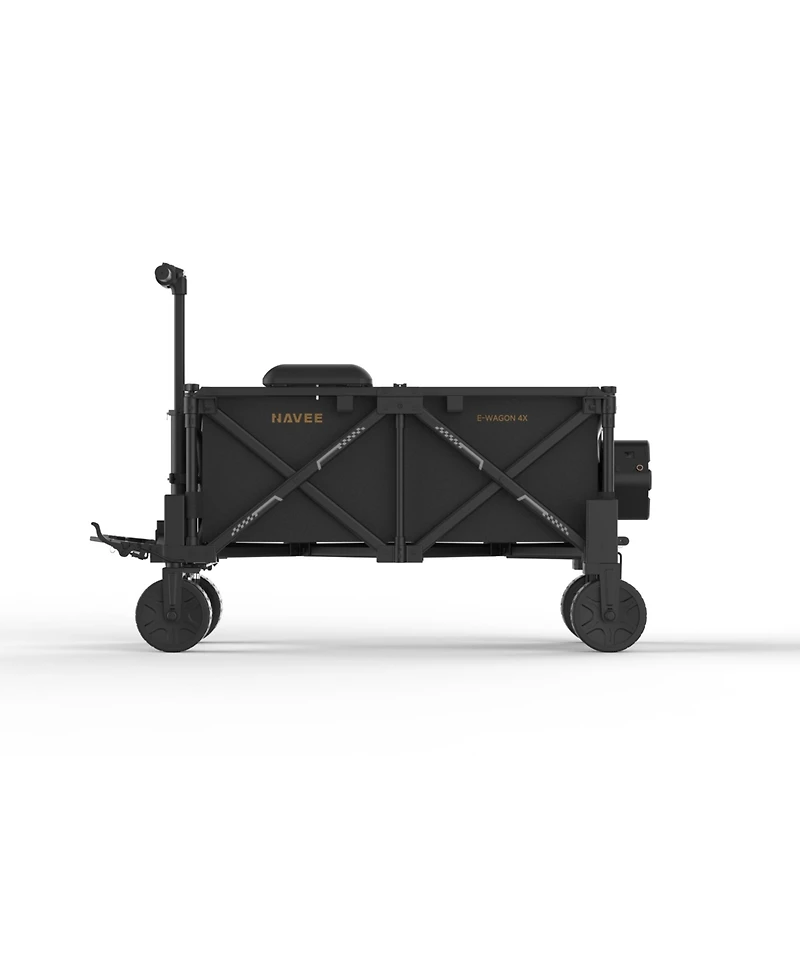 Navee Wagon 4X Electric Utility Cart, 4WD, 9.3 Miles Max Range, 10 Mph Max Speed, 3000W Peak Power, Foldable