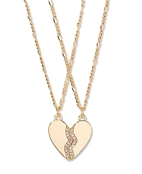 brook & york Gold-Plated Best Friends Necklace