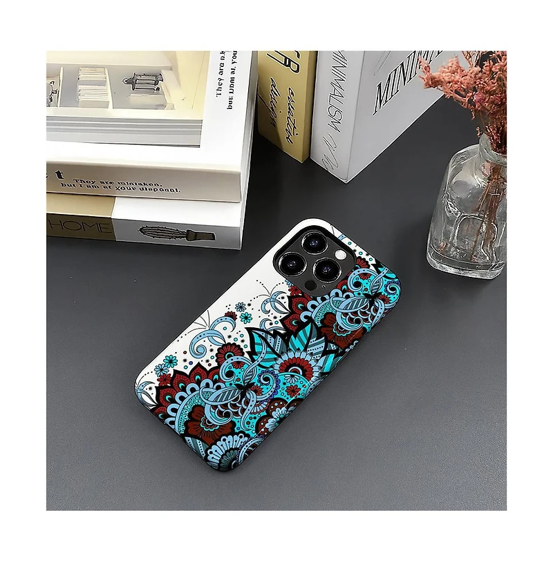 Lisen Dual-Layer Protective Military-Grade Phone Case Compatible with Apple iPhone 15 Pro