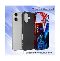 Lisen 2-Layer Durable Phone Case Compatible with Apple iPhone 17, Liberty After Dark