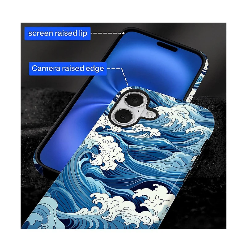Lisen Dual-Layer Phone Case Compatible with Apple iPhone 16 Plus
