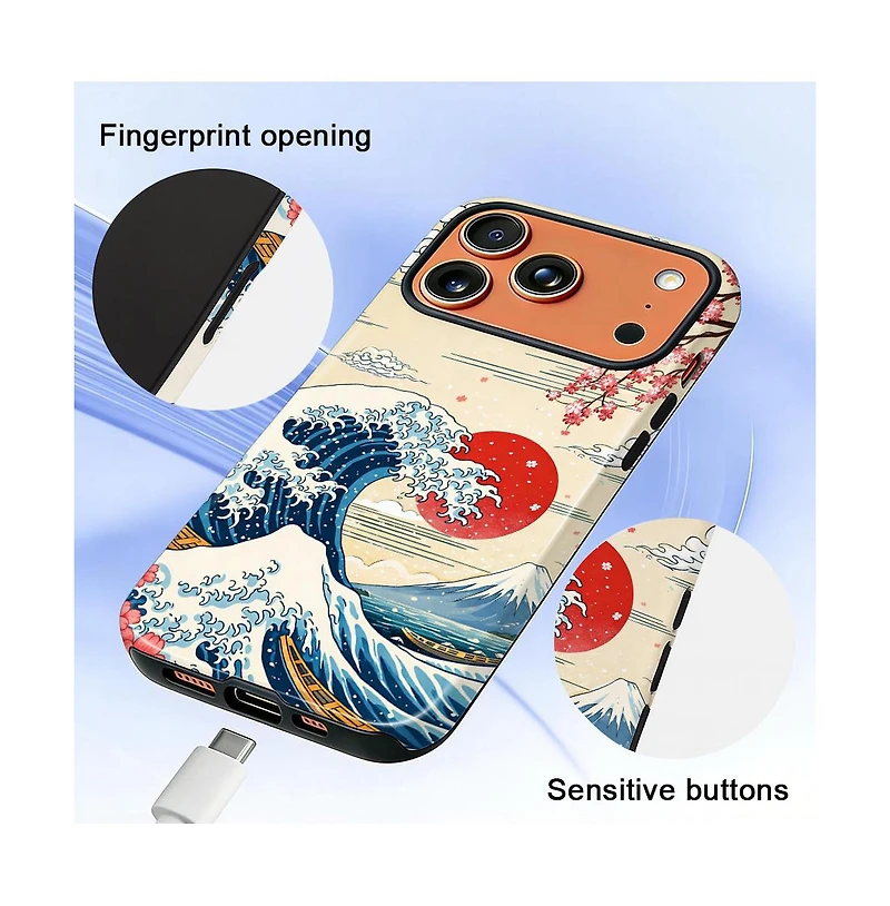 Lisen 2-Layer Phone Case Compatible with Apple iPhone 17 Pro