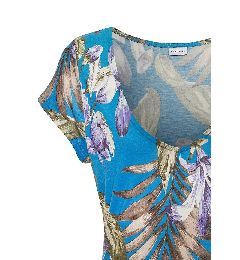Lascana Women's Pattern V-Neck Dress
