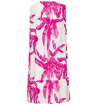 Lascana Women's Tropical-Print Sleeveless Shift Dress
