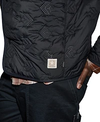 Converse Men's Starwork Chevron Quilted Regular-Fit Jacket
