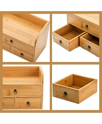 Danrong 3 Tier Desk Organizer With Drawers Multifunctional Storage For Home Office