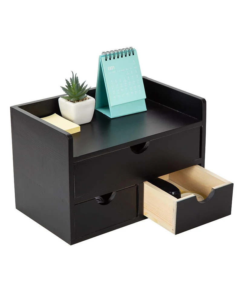 Danrong Desk Organizer 3 Drawers Tabletop Storage Cabinet Office Home Organization