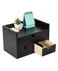 Danrong Desk Organizer 3 Drawers Tabletop Storage Cabinet Office Home Organization