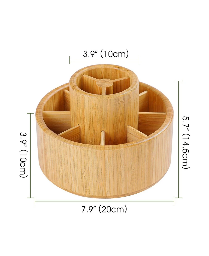 Danrong Rotating Art Supply Desk Organizer Pen Pencil Marker Holder