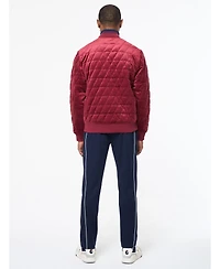 Sergio Tacchini Men's Redi Quilted Velour Bomber Jacket