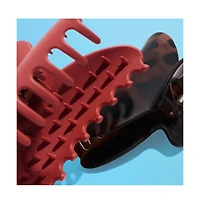 Gimme Beauty Fashion Extra Grip Claw Clip Duo Firm Hold and All Day Comfort for Medium Hair Non-Slip Accessory Set 2 Pack