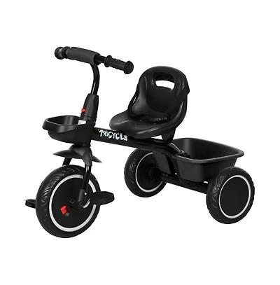 Sevorley Kids 3-Wheel Tricycle with Adjustable Seat and Safety Belt, Ages 2-5