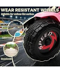 Sevorley 6V Rechargeable Electric Ride-On Car, Ages 18-36 Months