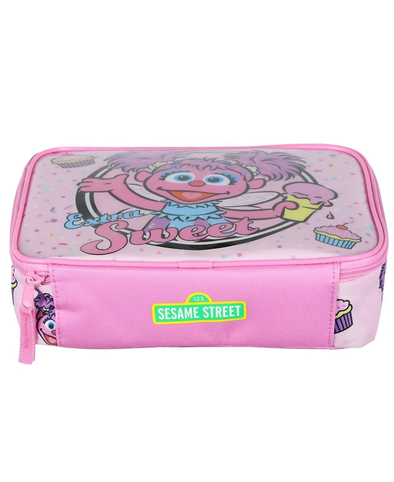 Sesame Street Lunch Box Extra Sweet Abby Caddabby Insulated Lunch Bag Tote 10"