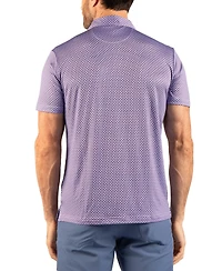 TailorByrd Men's Geo Floral Performance Polo Shirts