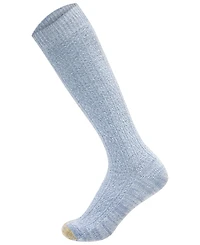 Gold Toe Women's Cable-Knit Reinforced Toe Knee-High Socks, 2-Pack