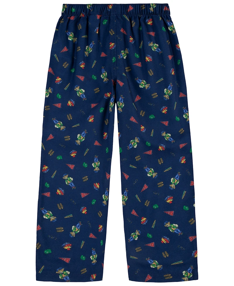 Polo Ralph Lauren Boys' 4-7 Bear Woven Pajama Pants