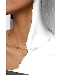 Retro Chic Eternal Spiral Chain Small Necklace