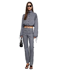 Lioness Women's Totti Wide-Leg Stripe Pants