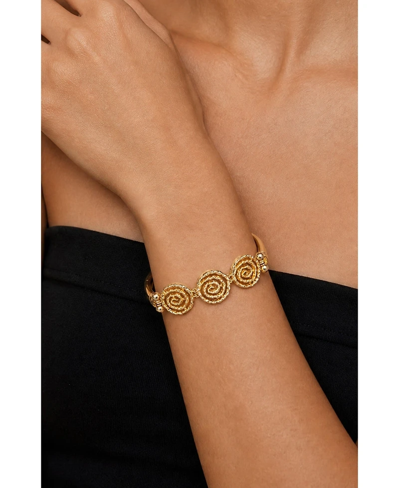 Retro Chic Eternal Spiral Small Bracelet