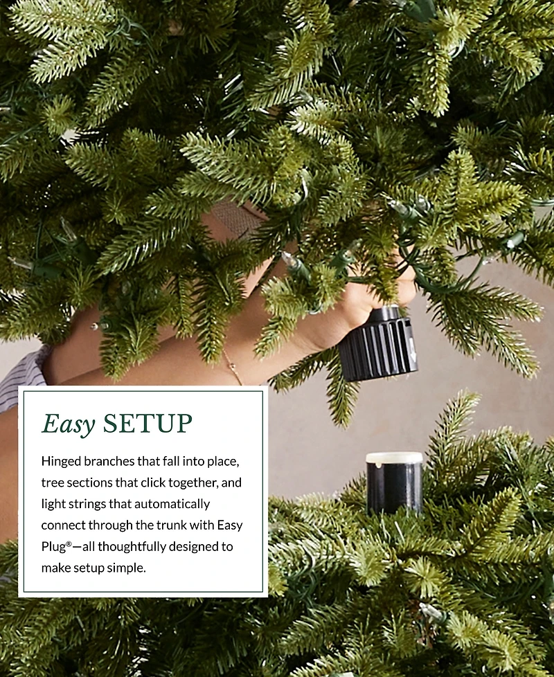 Balsam Hill 7 ft Pre-Lit Silverado Slim Tree