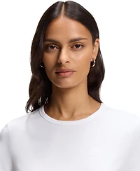 Boss by Hugo Women's Evyta Slim-Fit Embroidered Logo T-Shirt