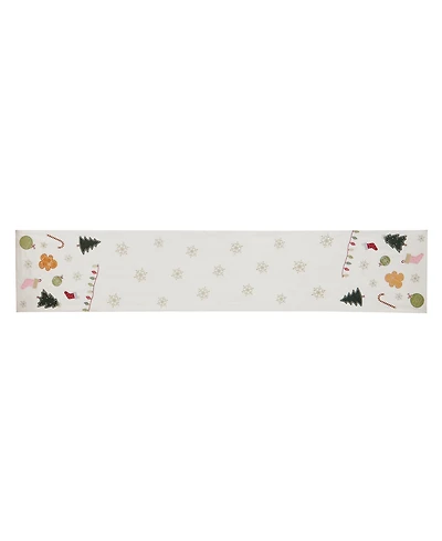 Avanti Holiday Icons Table Runner, 14" x 72"