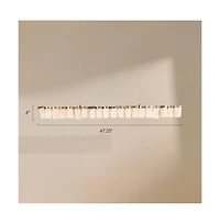 Z Gallerie Joliet Led Linear Glass Chandelier 47