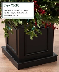Balsam Hill 4 ft Outdoor Berry Pre-Lit Potted Tree