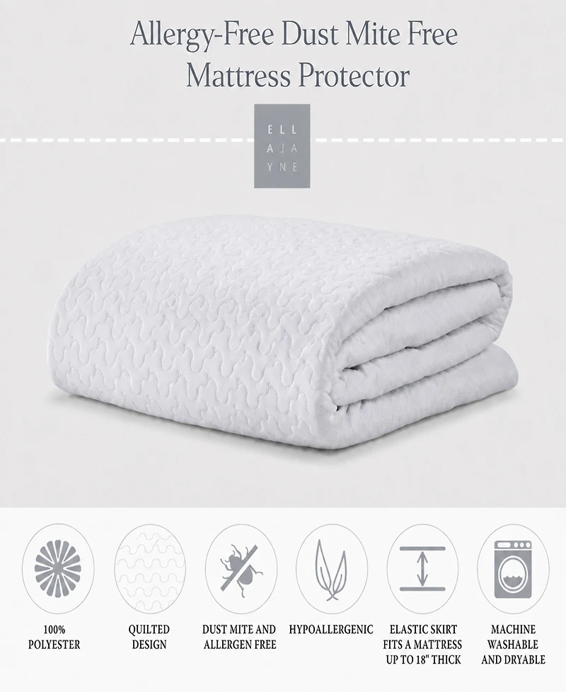 Ella Jayne Allergy-Free Dust Mite Free Mattress Protector