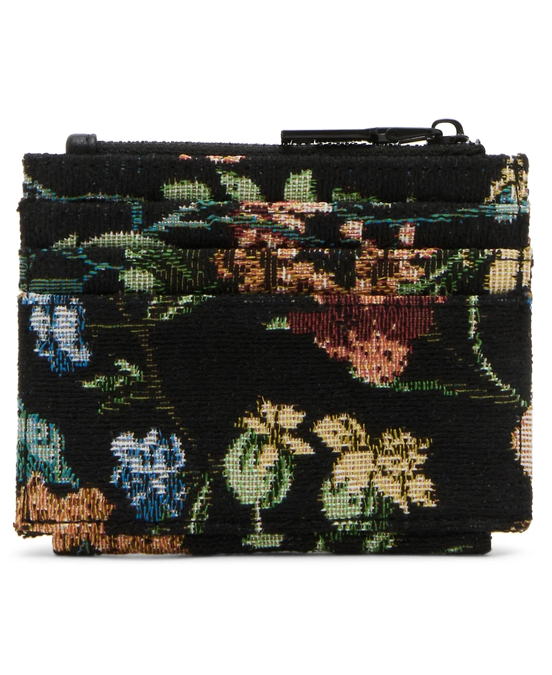 Betsey Johnson Tapestry Snap Wallet
