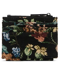 Betsey Johnson Tapestry Snap Wallet