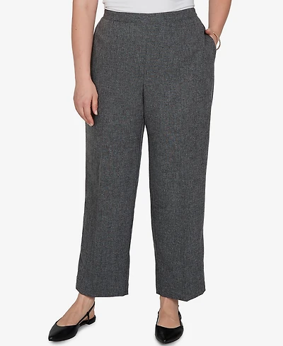 Alfred Dunner Plus Pull-On Straight Pants