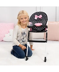 Bayer Design Travel 9-Piece Doll Accessory Set with Highchair, Ages 3+