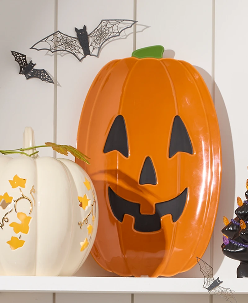 Lenox Pumpkin Figural Hors d'Oeuvres Tray