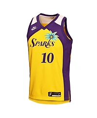 Nike Big Boys and Girls Kelsey Plum Gold Los Angeles Sparks Victory Swingman Jersey